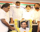 Mangaluru: District Congress rich tributes to Ahmed Patel, passed away due to Covid-19